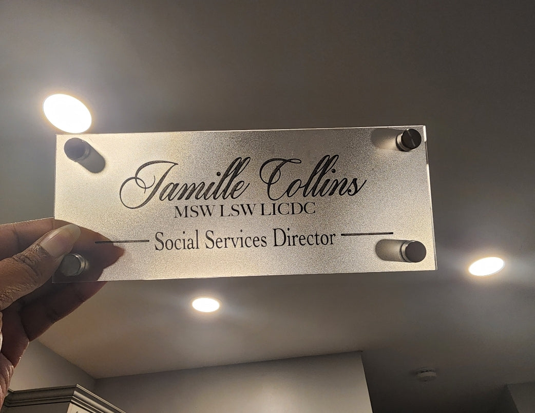 Professional Name Plate