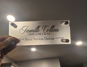 Professional Name Plate