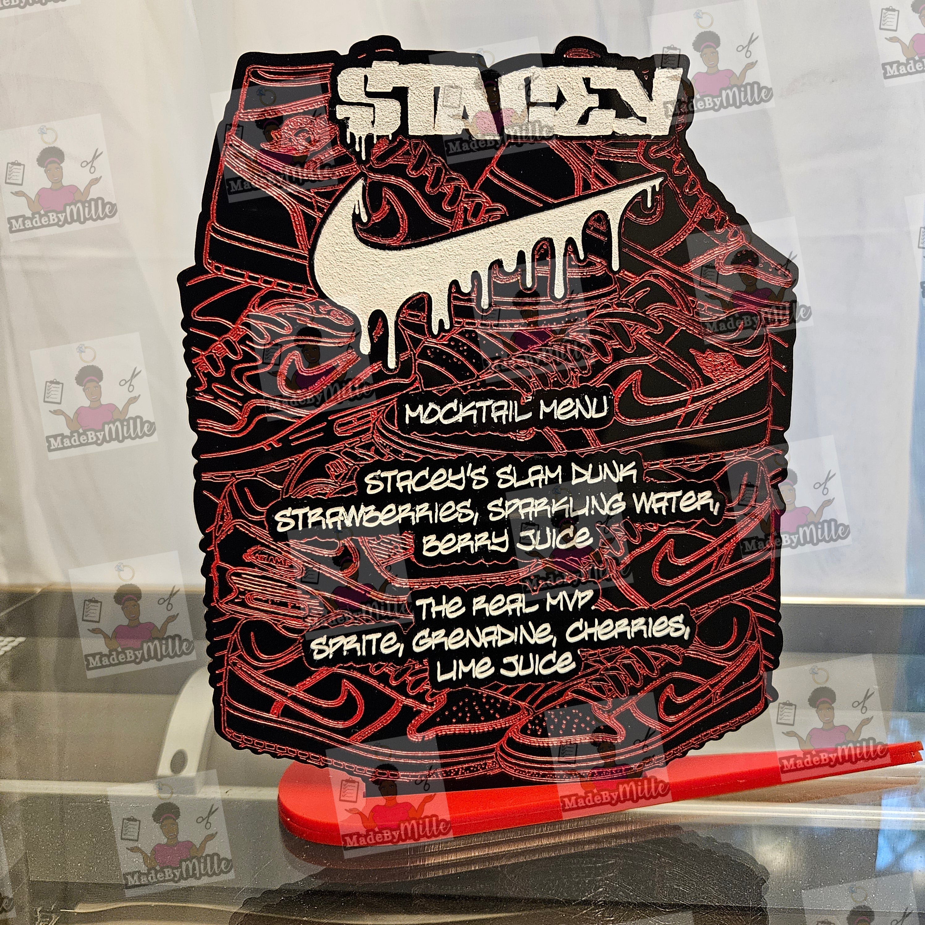 Acrylic Drink Menu