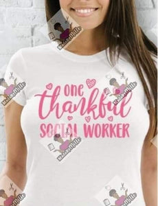 Thankful Social Worker Shirt