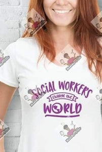 Social Workers Change The World T-Shirt