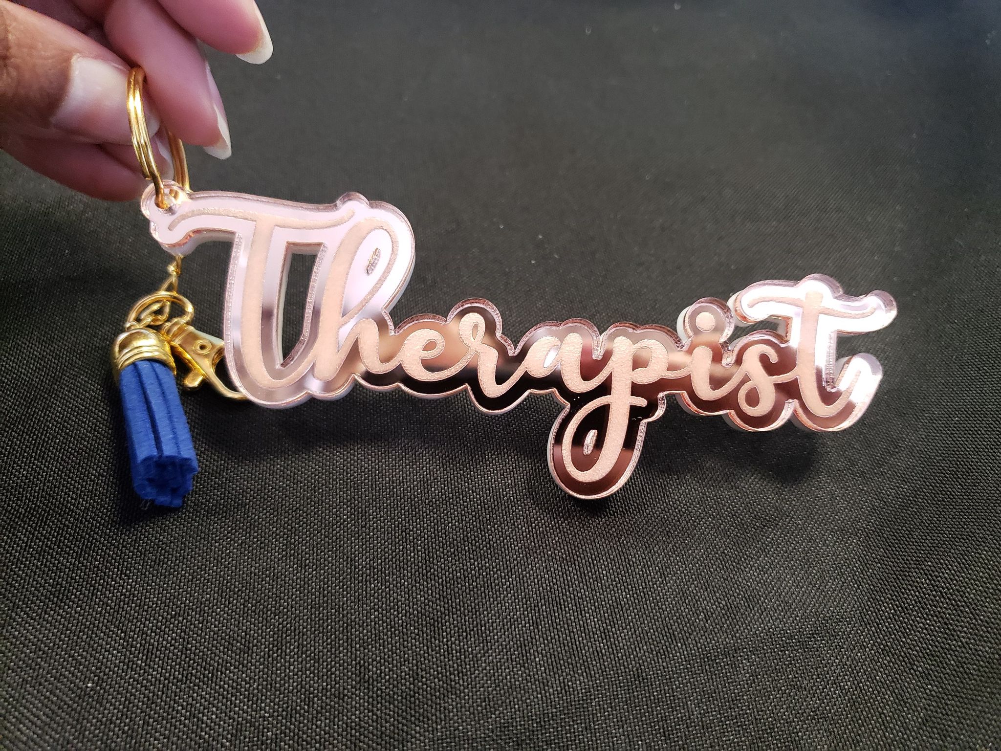 Therapist keychain