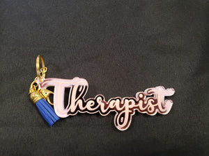 Therapist keychain