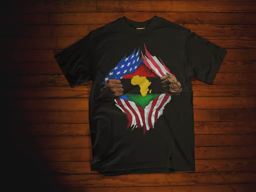 Africa/America Tee