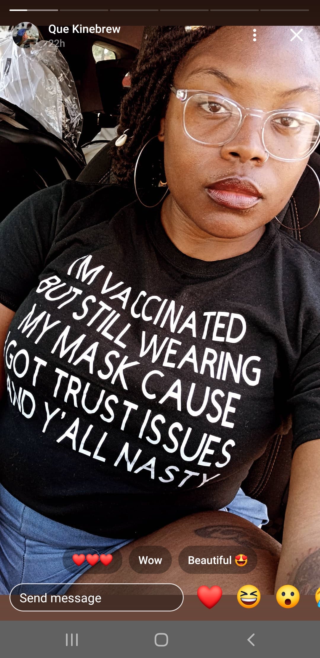 Vaxxx and Trust issues shirt