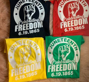 Juneteenth Celebrating Freedom T shirt